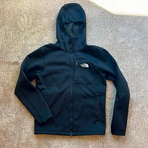 The North Face Apex Hooded Jacket Grey Small Men’s. Windfall and fleece inside